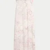 Trägerloses Twist-Maxikleid