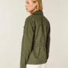 Twill-Jacke im Y2K-Military-Stil
