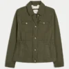 Twill-Jacke im Y2K-Military-Stil