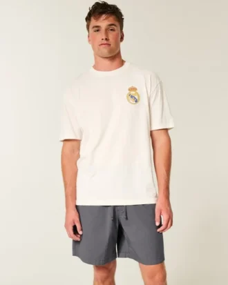 Twill-Shorts über dem Knie