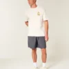 Twill-Shorts über dem Knie