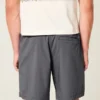 Twill-Shorts über dem Knie