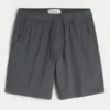 Twill-Shorts über dem Knie