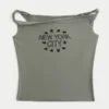 Twisted Off-the-Shoulder New York City Graphic Tee Twisted Off-the-Shoulder New York City Graphic Tee