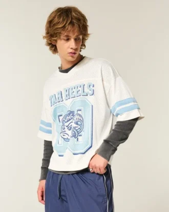 University of North Carolina at Chapel Hill Tar Heels Grafik-Football-Trikot