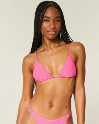 Verziertes Triangel-Bikini-Oberteil