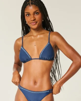 Verziertes Triangel-Bikini-Oberteil