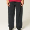 Washed Black Skater Baggy Jeans