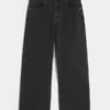 Washed Black Star Graphic Super Baggy Jeans Washed Black Star Graphic Super Baggy Jeans