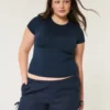 Weiche Shorts mit seitlicher Schleife aus Leinenmischung Weiche Shorts mit seitlicher Schleife aus Leinenmischung