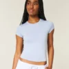Weiches, nahtloses Baby-T-Shirt aus Stretchmaterial Weiches, nahtloses Baby-T-Shirt aus Stretchmaterial