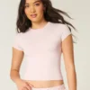 Weiches, nahtloses Baby-T-Shirt mit Stretchanteil Weiches, nahtloses Baby-T-Shirt mit Stretchanteil