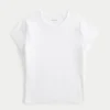 Weiches, nahtloses Stretch-Material Rundhals-Baby-T-Shirt Weiches, nahtloses Stretch-Material Rundhals-Baby-T-Shirt