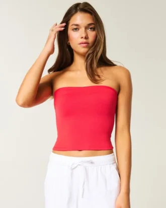 Weiches, nahtloses Stretch-Material Tube-Top