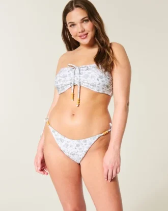 Wendbare Bikinihose mit seitlichen Bändern