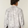 Windjacke mit Reißverschluss und Camouflage-Muster