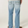 Y2K Distressed Medium Wash Straight Jeans